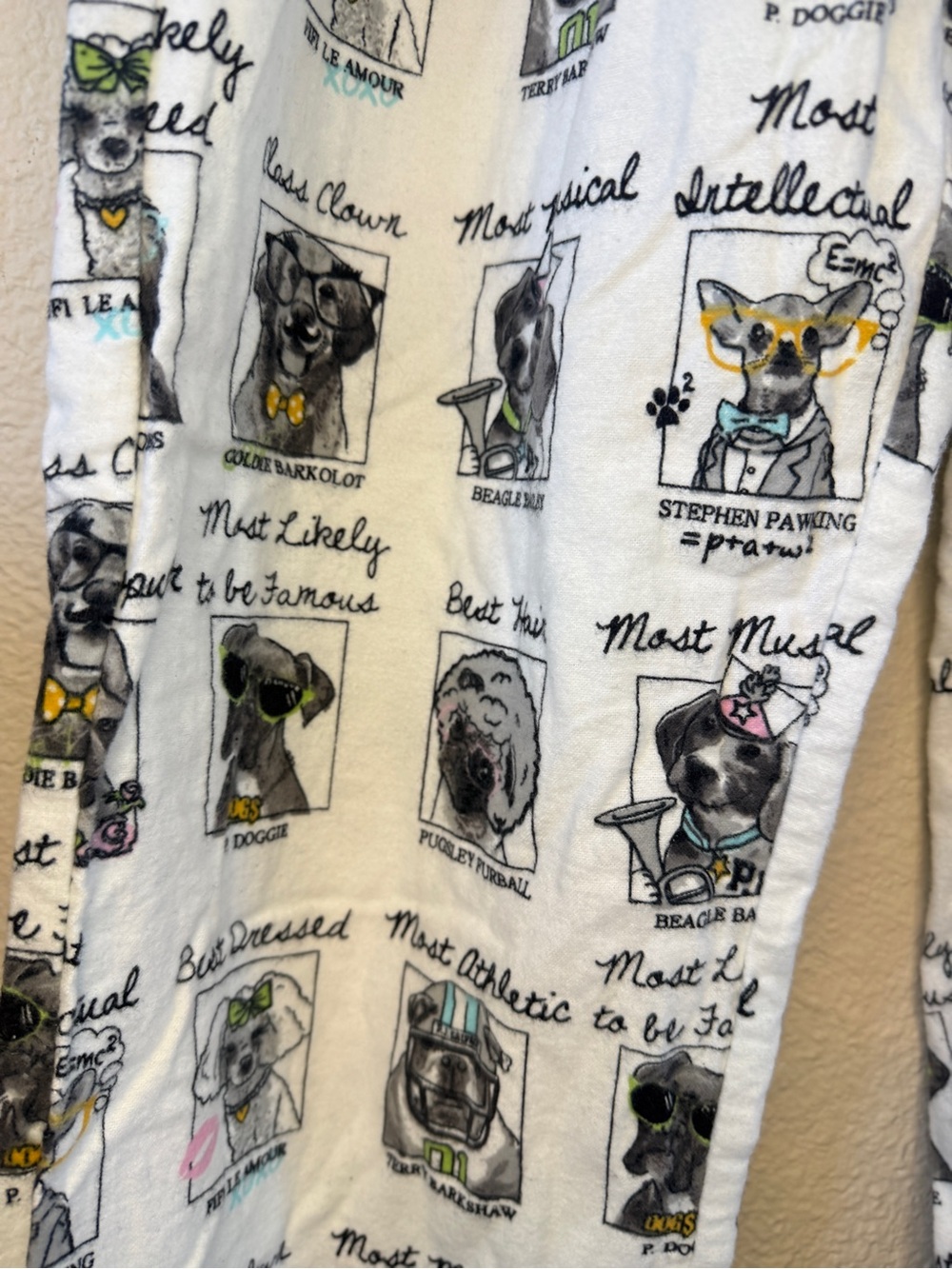 Dog Pajama Pants - PJ Salvage, Size M - Picture 4 of 12